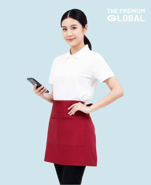 ผ้ากันเปื้อนครึ่งตัว