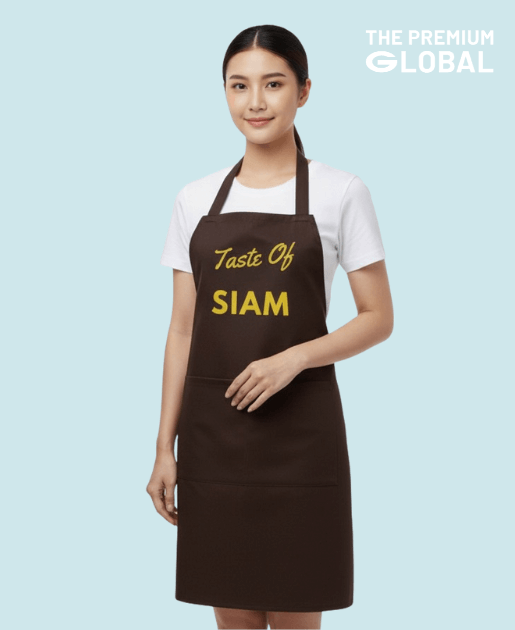 ผ้ากันเปื้อนสกรีนโลโก้