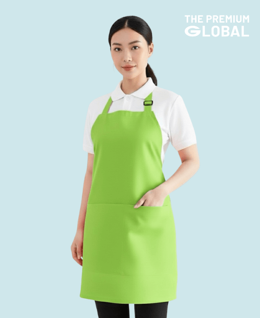 รับผลิตผ้ากันเปื้อนสกรีนโลโก้